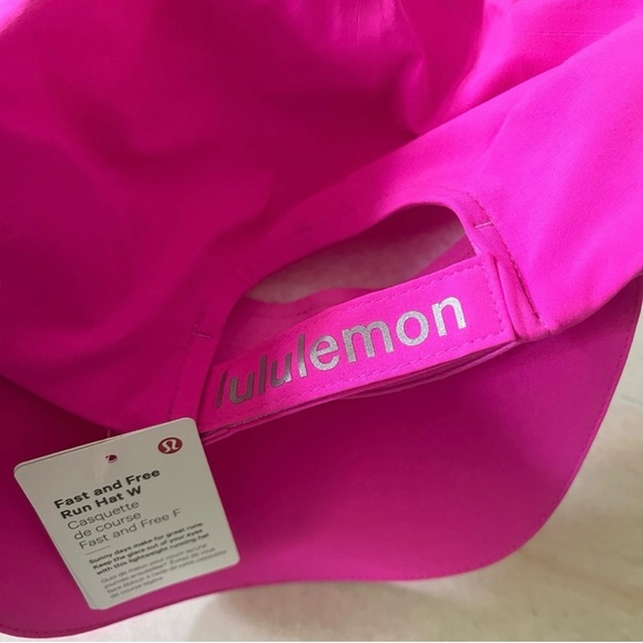 Lululemon Fast & Free Run Hat Pow Pink NWT 🌸🌸🌸 - Picture 8 of 9